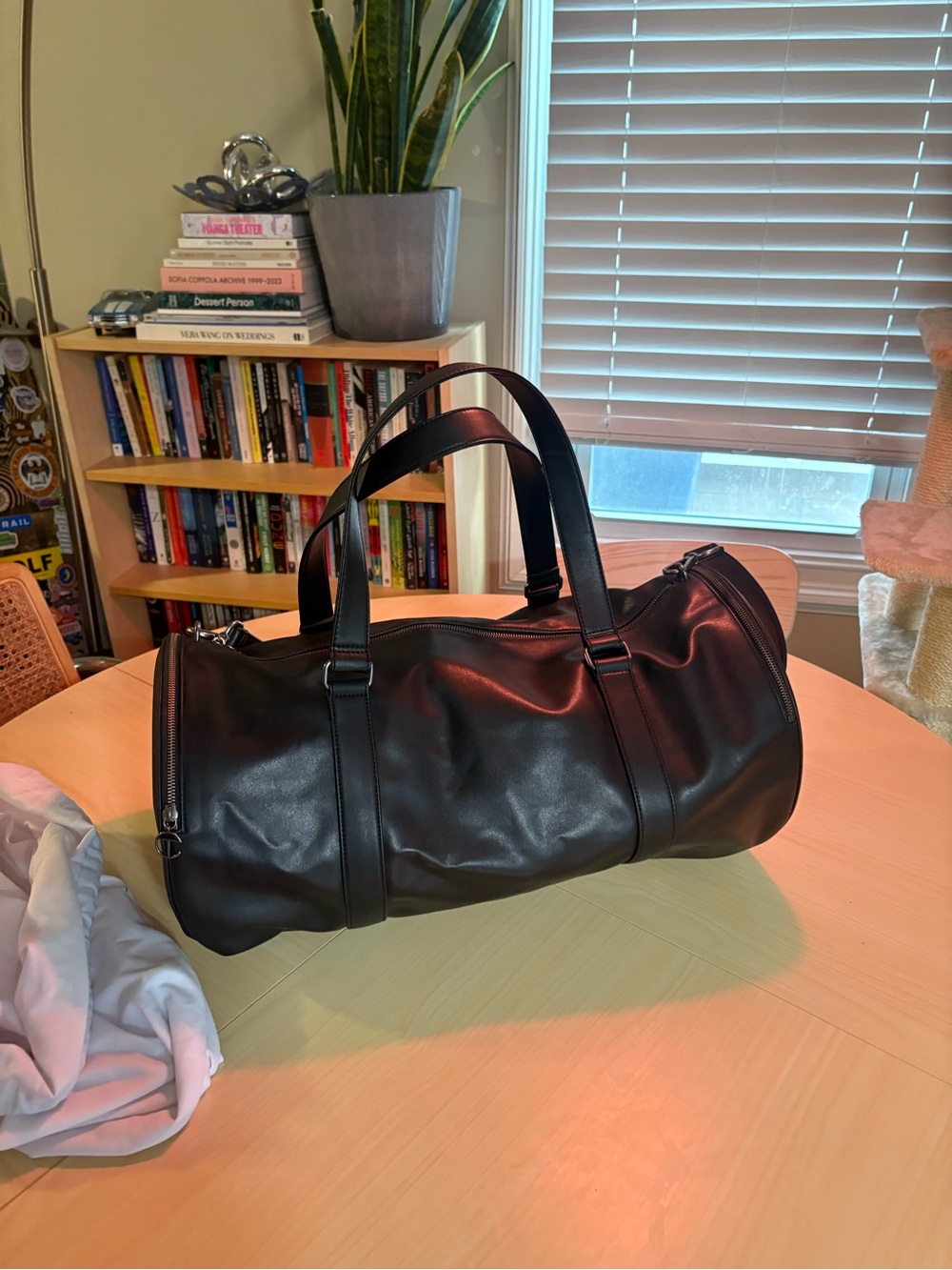 Telfar Large Black Duffle